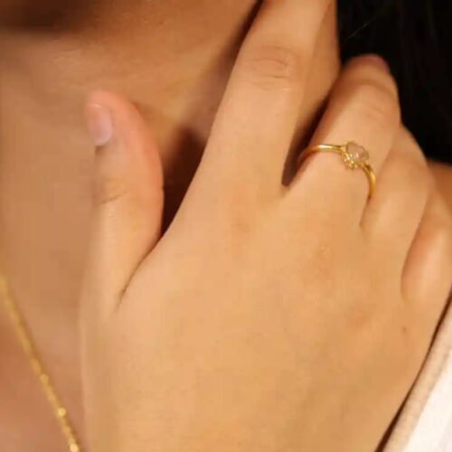 Rose Quartz Ring