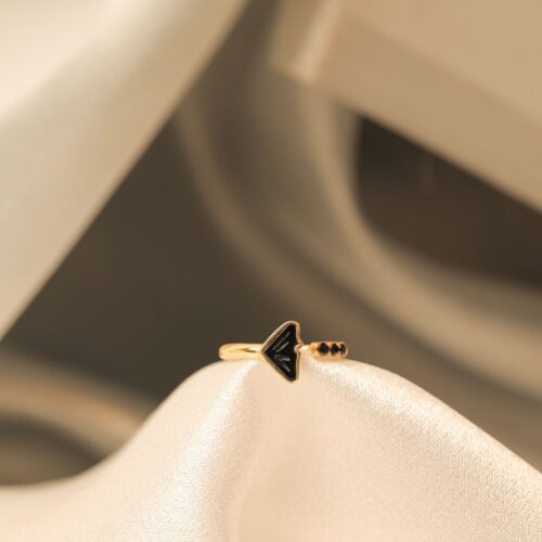 Black Onyx - Butterfly Ring