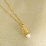 Raw Citrine Pendant