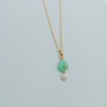 Raw Chrysoprase Pendant