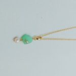 Raw Chrysoprase Pendant
