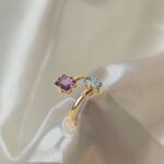Amethyst & Blue Topaz Combination