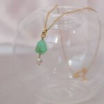 Raw Chrysoprase Pendant