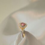 Pink tourmaline Heart