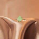 Raw Chrysoprase Ring