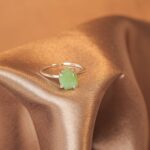 Raw Chrysoprase Ring