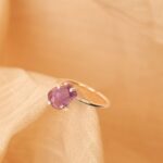 Raw Amethyst Ring