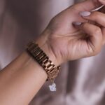 Rainbow moonstone Bird Watch charm