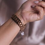 Rainbow moonstone Bird Watch charm