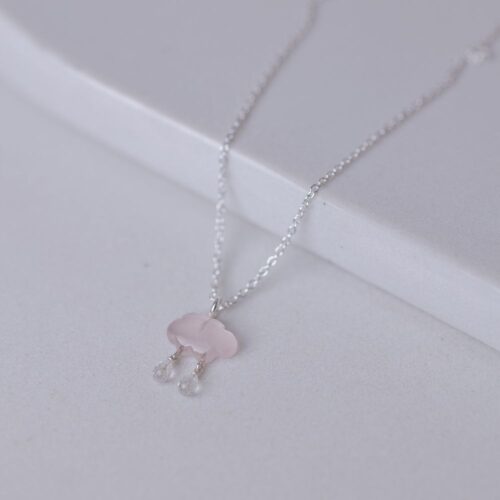 Rose Quartz Cloud/Crystal Drop