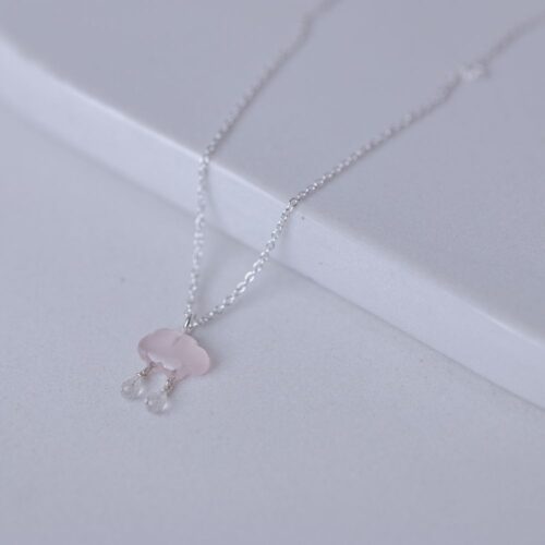 Rose Quartz Cloud/Crystal Drop