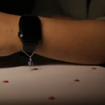 Evil Eye lapiz, white agat, black onyx Watch charm