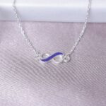 Blue Onyx Infinity Bracelet