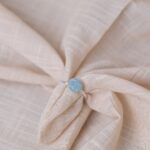 Aqua marine full Moon Ring