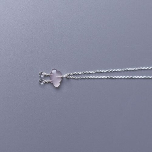 Rose Quartz Cloud/Crystal Drop