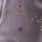 Amethyst Flower bracelet