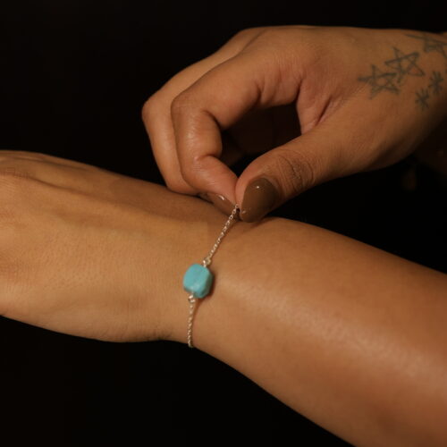 Raw Turquoise Bracelet