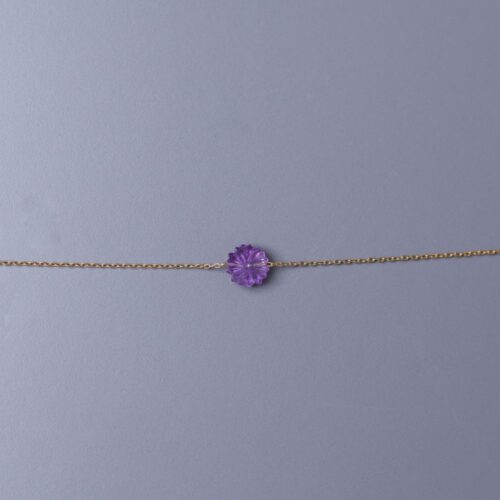 Amethyst Flower bracelet