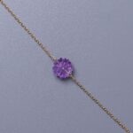 Amethyst Flower bracelet
