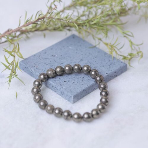 Pyrite Beads Bracelet