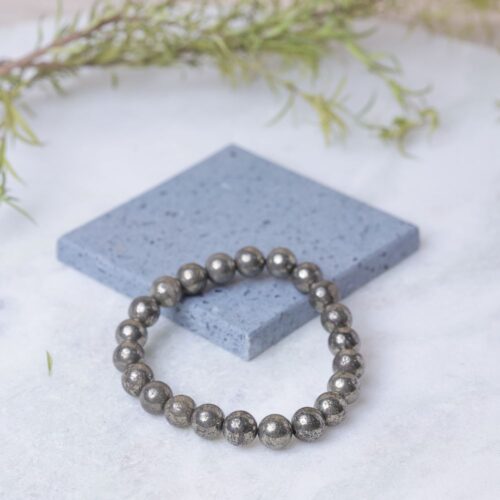 Pyrite Beads Bracelet