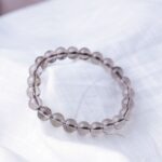 Smoky Quartz Beads Bracelet (Grey)