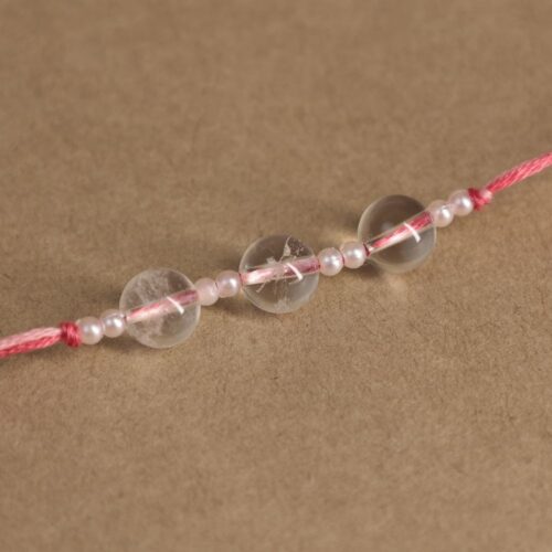 Clear Quartz Rakhi
